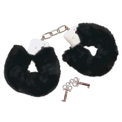 Afbeelding van Bad Kitty Pluche Handboeien Zwart