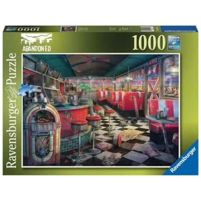 Afbeelding van Ravensburger Abandoned Places: Decaying Diner puzzel 1000 stukjes voor volwassenen 17509 elk stuk is uniek, de SoftClick technologie betekent dat perfect bij elkaar passen