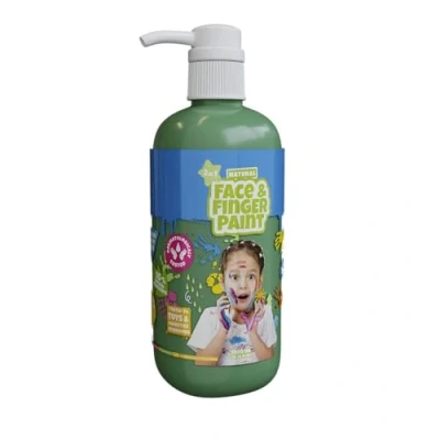 Afbeelding van Natural Face &amp; Finger Paint 1000 ml Bottle Dispenser Groen