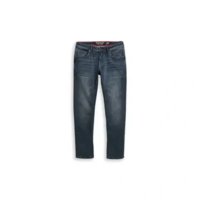 Afbeelding van TOM Tailor Ttcurt Tapered Jeans Fit, Heren, Maat: 32x36, Blue/black denim