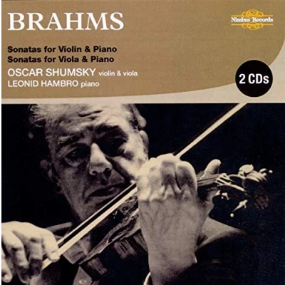 Afbeelding van Oscar Shumsky; Hambro, Leonid Brahms: Sonatas For Violin &amp; Piano (2 CD)