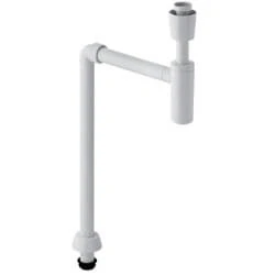Afbeelding van Geberit direktsifon voor wastafel met vloerbuis wit 5/4 x 40