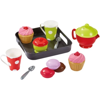 Afbeelding van Ecoiffier 100&amp; Chef Cupcakes op Dienlad Speelset, 12dlg.