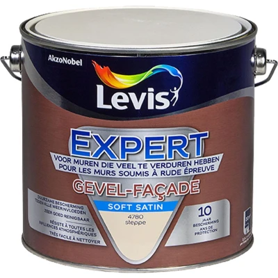 Afbeelding van Levis Expert gevelverf zijdeglans 2,5l steppe