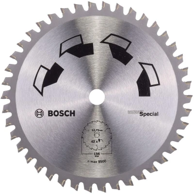 Afbeelding van Bosch Accessories Special 2609256898 Hardmetaal cirkelzaagblad 156 x 12.75 mm Aantal tanden: 42 1 stuk(s)