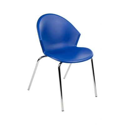 Afbeelding van Kantinestoel Smile Blauw