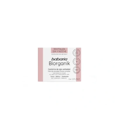 Afbeelding van BABARIA Contorno de Ojos Biologische oogcontour, 15 ml, uniseks, Negro, 50 ml