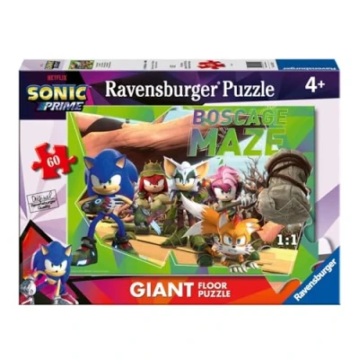 Afbeelding van Sonic Prime Puzzel van 60 Stukjes Boscage Doolhof