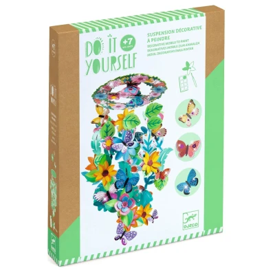 Afbeelding van Djeco knutselset diy bloemenmobiel