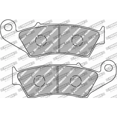 Afbeelding van FERODO RACING FDB892EF Remblokkenset