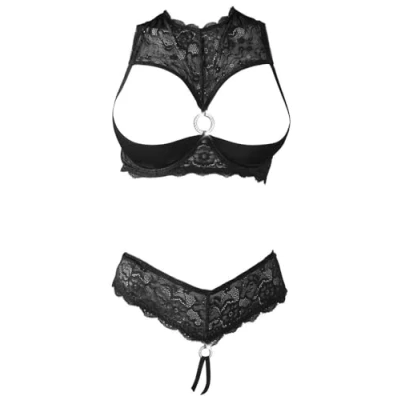 Afbeelding van Sexy Top met Open Cups en String