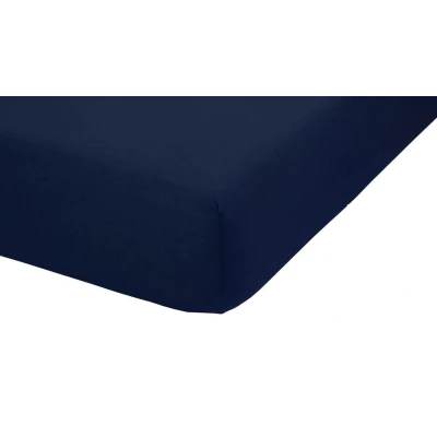 Afbeelding van Hoeslaken 2 Persoons 120x200 Ambiante Katoen Blauw