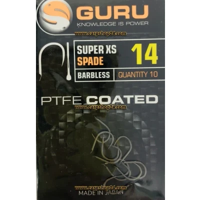 Afbeelding van Guru Super XS Spade Barbless (10 pcs) Maat : 14