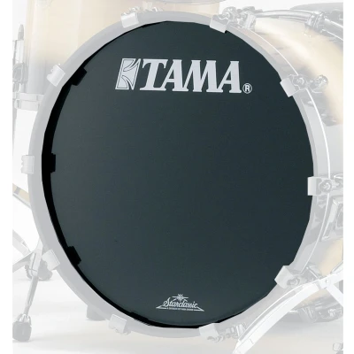 Afbeelding van Tama basDrum Frontvel BK20BMTT, 20&quot;, zwart, Starclassic Logo Bass drumvel
