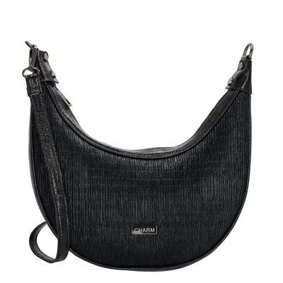 Afbeelding van Charm London Kingsway Schoudertas Zwart