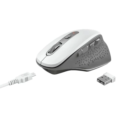Image de Souris sans fil Wifi Trust Ozaa Blanc