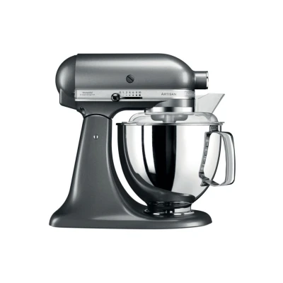 Afbeelding van KitchenAid Artisan Keukenrobot Met Kantelbare Kop 4,8l Extra Accessoires 5ksm175ps Medallion Silver