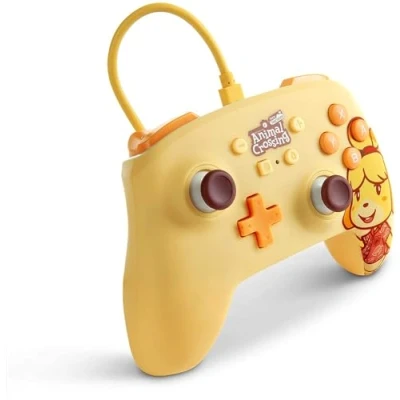 Image de Manette Filaire améliorée PowerA pour Nintendo Switch Edition Animal Crossing Isabelle