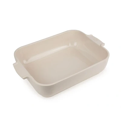 Afbeelding van Peugeot 60046 Appolia Rechthoekige Keramische Ovenschaal 32 Cm Ecru
