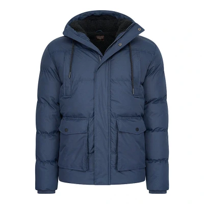 Afbeelding van Cappuccino Italia Heren Jas winter Moorland Blauw Maat L