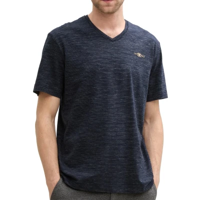 Afbeelding van Tom Tailor T shirt Heren L Blauw Katoen 1045668