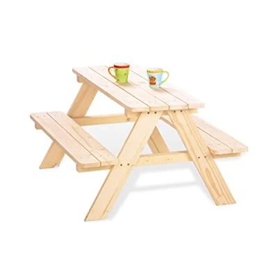 Afbeelding van Pinolino 201016 speelgoed van hout, tafel en stoelen voor kinderen, Nicki