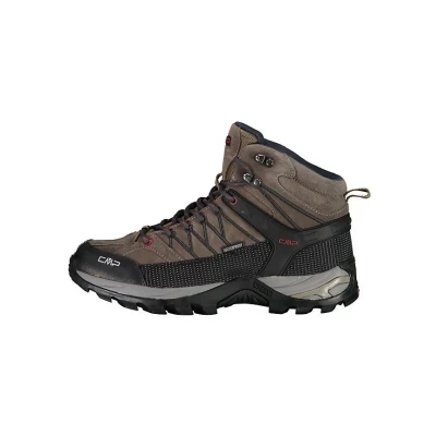 Afbeelding van CMP Rigel MID Trekking Shoes WP Outdoorschoenen, Heren, Maat: 39, Dark green Leer en textiel