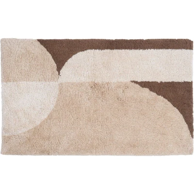 Afbeelding van Veer Carpets Badmat Bowie Beige 50 x 80 cm