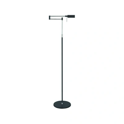 Afbeelding van LED vloerlamp New Bari, zwart, hoogte 139 cm, metaal, dimmer