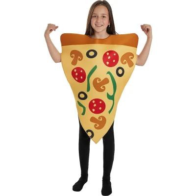 Afbeelding van FUNIDELIA Pizza Kostuum voor Kinderen Maat: 122 152 cm