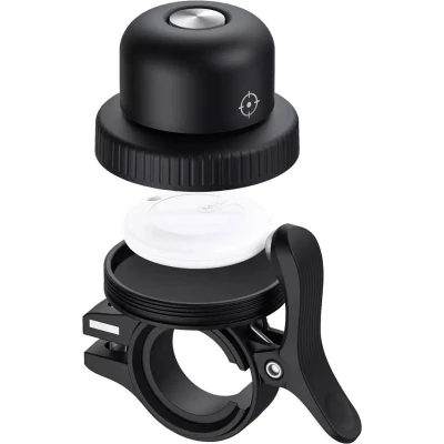 Afbeelding van Mili Fietsbel Mibell + Tracker Mitag Zwart (mi 3241)