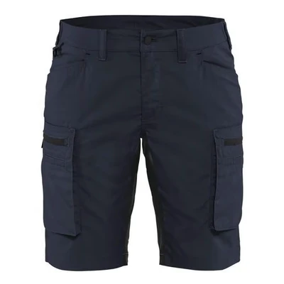 Image de Short services stretch femme marine foncé/noir