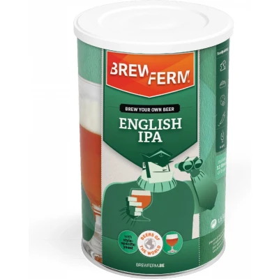 Afbeelding van Brewferm® bierkit English IPA bier brouwen amberkleurig bierconcentraat voor 12 liter