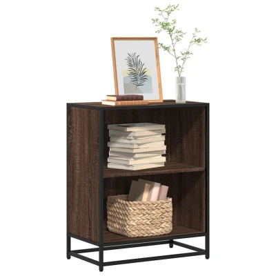 Afbeelding van vidaXL Boekenkast 60x35x76 cm bewerkt hout bruin eikenkleur