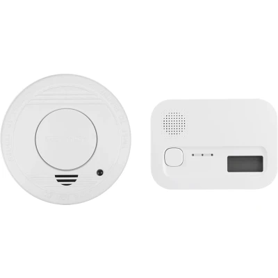 Afbeelding van Smartwares FSE 19204 Rook en koolmonoxidemelder werkt op batterijen Detectie van Rook, Koolmonoxide