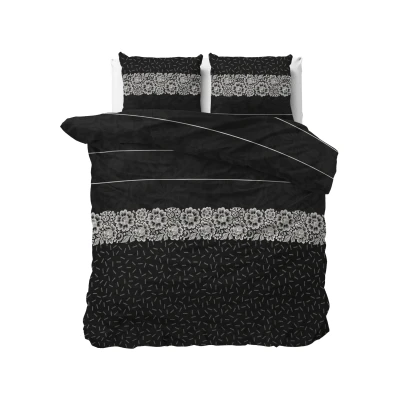 Afbeelding van Dekbedovertrek 1 Persoons 140x200 Sleeptime Polykatoen Grijs