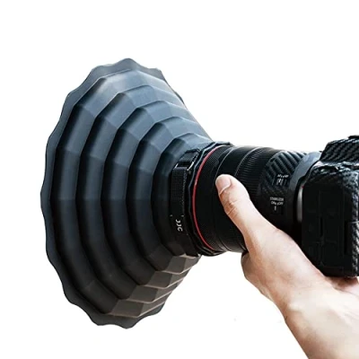 Afbeelding van JJC Antireflecterende siliconen zonneklep voor Canon, Nikon DSLR cameralens, buitendiameter 73 mm 88 mm, foto accessoire van glas, opvouwbare L