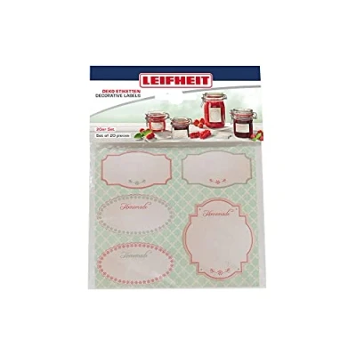 Afbeelding van Leifheit 3217 Zelfklevende Deco Etiketten 20 Stuks Pastel
