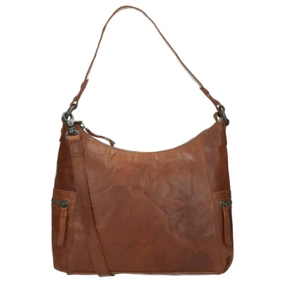 Afbeelding van Spikes &amp; Sparrow Schoudertassen Toronto cognac
