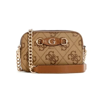 Afbeelding van Guess IZZY Camera BAG Schoudertas, Dames, Maat: One Size, Latte
