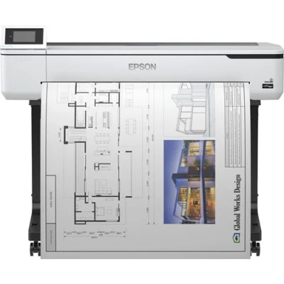 Image de Epson SureColor SC T5100 36&quot; imprimante grand format couleur jet d&#039;encre Rouleau (914 cm) 2 400 x 1 200 ppp Gigabit LAN Wi Fi(n) USB 3.0 outil de coupe