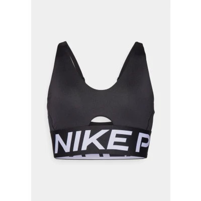Afbeelding van Nike Performance INDY Plunge BRA BOLD Sportbh met medium support, Dames, Maat: Small, Black/white