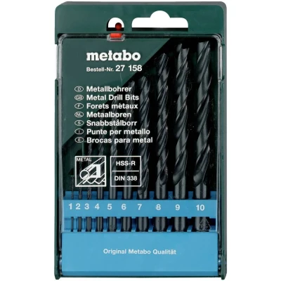 Afbeelding van Metabo 627158000 Metaal spiraalboorset 10 delig stuk(s)