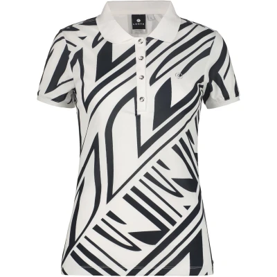Afbeelding van Luhta Dames Hennola Polo Dark Blue Print