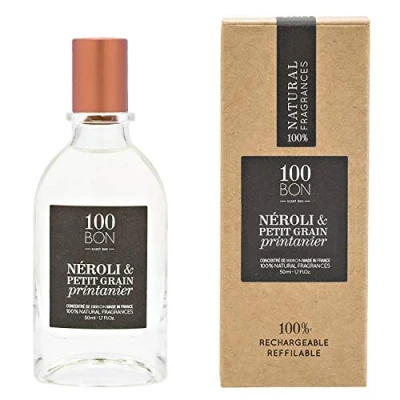 Afbeelding van 100BOn Néroli &amp; Petit Grain Printanier Refillable Eau de Parfum Concetrate 50ml Spray
