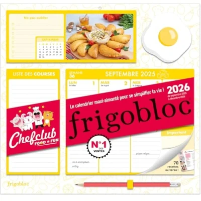 Afbeelding van CHEFCLUB FRIGOBLOC HEBDOMADAIRE (SEPT.2025 A DEC.2026)
