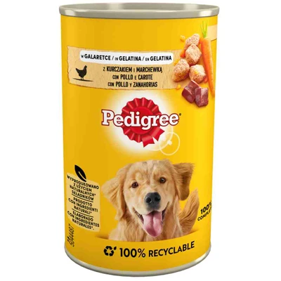 Afbeelding van Voordeelpakket 24 x 400 g Pedigree Adult Classic met Kip