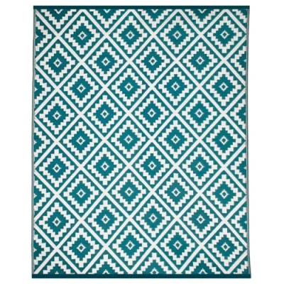 Afbeelding van IDMarket Bahamas buitentapijt, eendenblauw, 180 x 280 cm