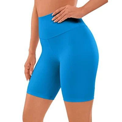 Afbeelding van CRZ YOGA Damesbroek met hoge taille, yogabroek, atletisch, naakt gevoel, 20 cm, Madagaskar blauw
