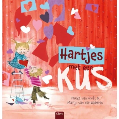 Afbeelding van Hartjes met een kus